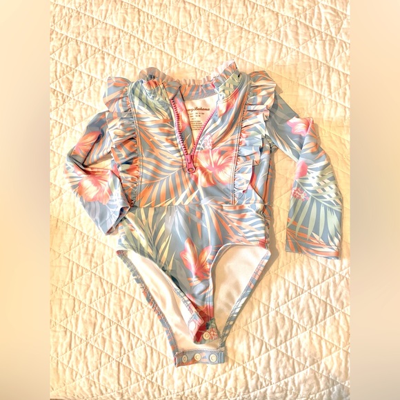 Tommy Bahama 12-18 Mth Longsleeve Bathing Suit - Picture 1 of 3